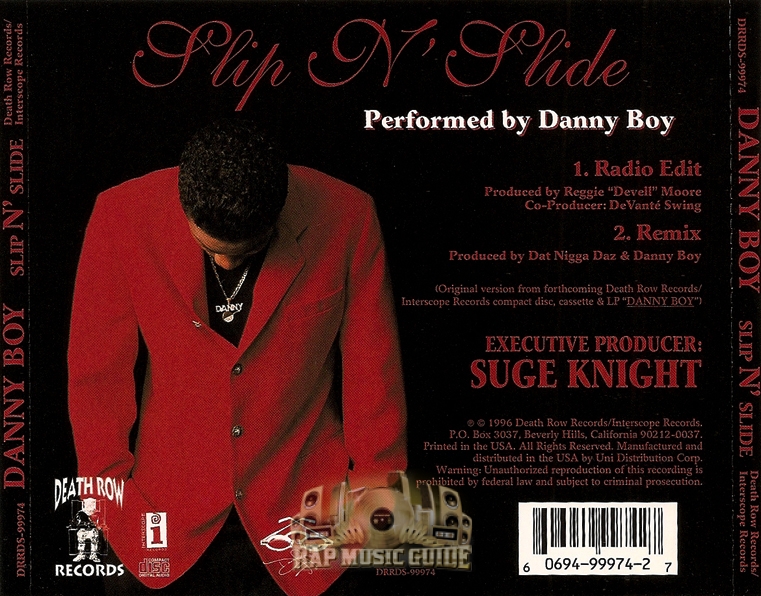 Danny Boy - Slip N' Slide: Single. CD | Rap Music Guide